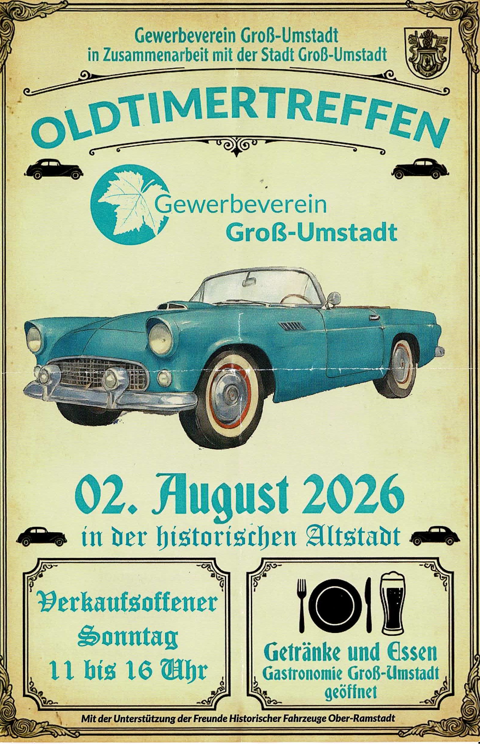 Oldtimertreffen & Pizza in Groß-Umstadt